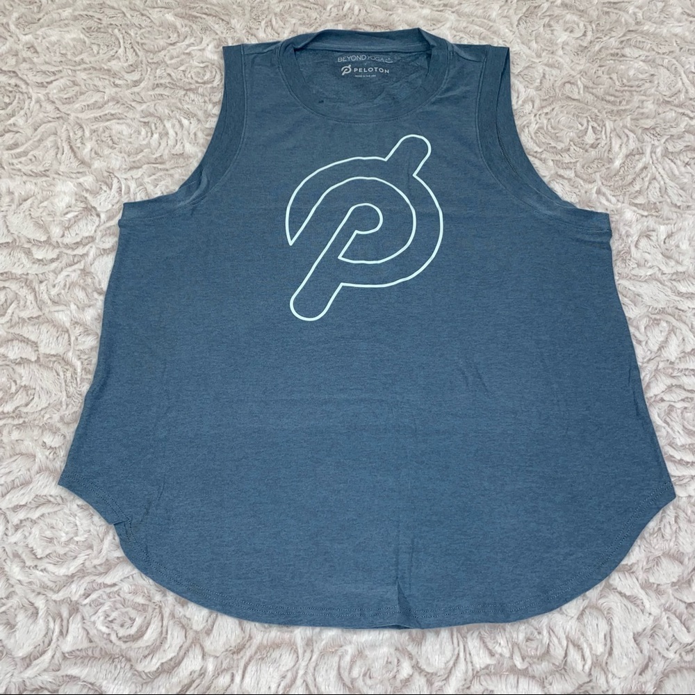 NEW Beyond Yoga x Peloton On The Down Low Muscle Tank Top - $58 retail - Picture 6 of 7